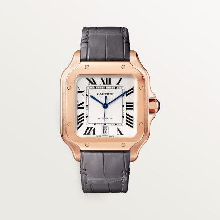 fake cartier watch Santos large model mechanical movement with automatic winding caliber 1847 MC(1:1 replica)