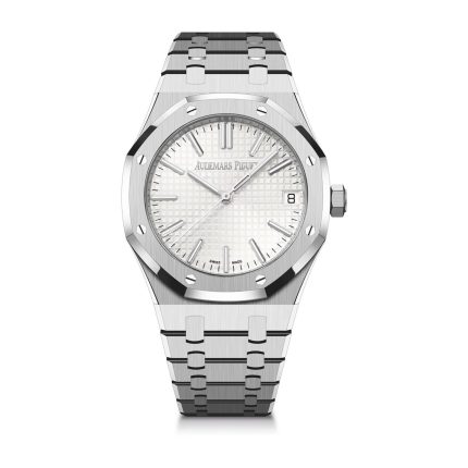 Audemars Piguet replica watch Royal Oak Selfwinding ??50th Anniversary?? 41mm Stainless Steel Silver Dial 15510ST.OO.1320ST.03-ZF(1:1 replica)