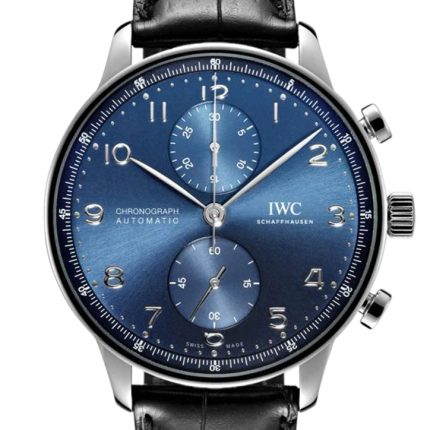 IWC Portuguese Chronograph Automatic Blue Dial Men's Watch IW371606(1:1 replica)