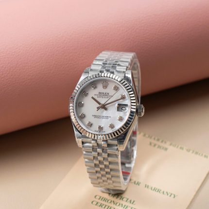 Rolex DateJust Lady Fake Watch Dial Mother Of Pearl Jubilee Strap 31mm