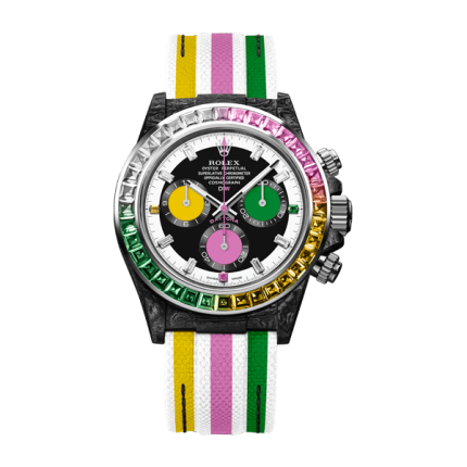 ROLEX Diw Daytona carbon rainbow candy 40mm carbon(1:1 replica)
