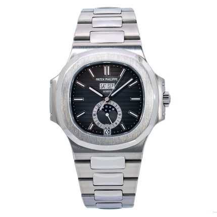 Patek Philippe Nautilus 5726 40MM Black Dial With Stainless Steel Bracelet(1:1 replica)