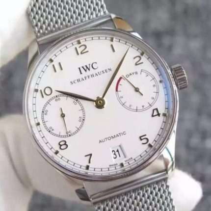 Replica IWC YL Portuguese IW5001 White Dial RG Markers