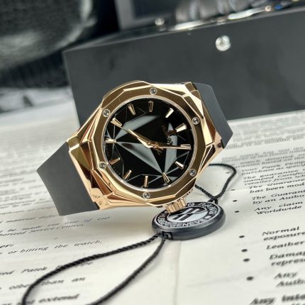 Hublot Rep 11 Watch Classic Fusion Orlinski King Gold Black Dial HB Factory 40mm