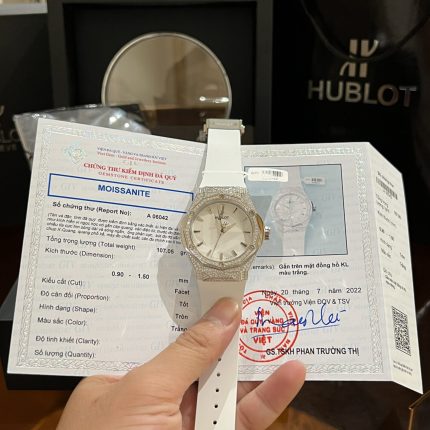 Hublot Replica 1:1 Watch Orlinski White Full Moissanite Diamond 40mm