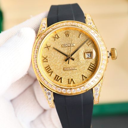 Rolex Logbook Full Luxury Model - Brilliant Roman Dial - 18k Nano-Technology 41MM(1:1 replica)