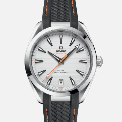 Seamaster Aqua Terra 150M Co-Axial Master Chronometer 41mm White Dial On Rubber Strap(1:1 replica)