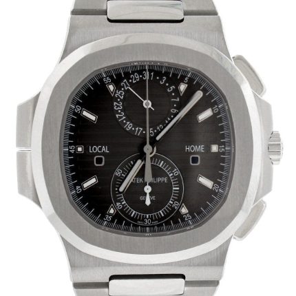 Patek Philippe Nautilus Travel Time Chronograph Stainless Steel Automatic Men's Watch 5990-1A-001(1:1 replica)