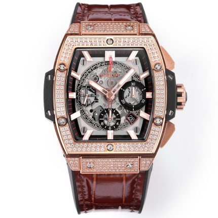 Hublot SPIRIT OF BIG BANG Chronograph, 45 mm Textured rubber strap(1:1 replica)