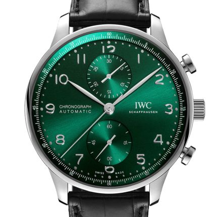 IWC Portuguese Green Dial Stainless steel Watch IW371615(1:1 replica)