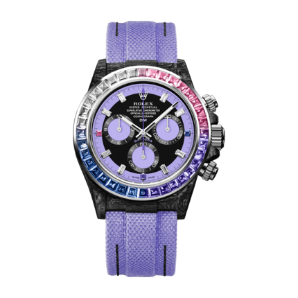 ROLEX Diw Daytona carbon rainbow violet 40mm carbon(1:1 replica)