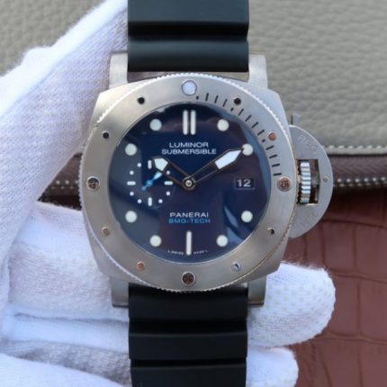 Replica Panerai XF PAM692 Titanium Blue Dial Rubber Strap P.9010