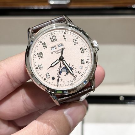 Patek Philippe Complications 5320G Pink Dial Replica 1:1 Watch GRF 40mm