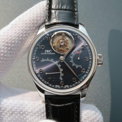 Replica IWC TF Portuguese Tourbillon IW5046 Blue Dial