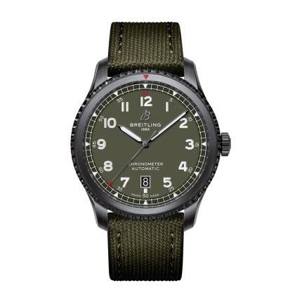 Fake Breitling Replica Watches AVIator 8 Automatic 41 Black Steel Curtiss Warhawk(1:1 replica)