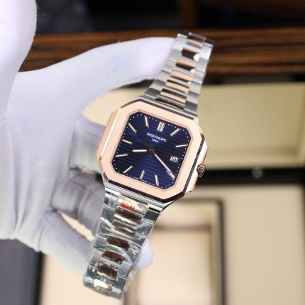 Patek Philippe Cubitus 5821 Demi Rose Gold Replica 11 Watch Dial Blue 45mm