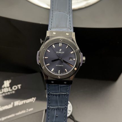 Hublot Replica 1:1 Watch Classic Fusion Blue Dial Black Case HB Factory 42mm