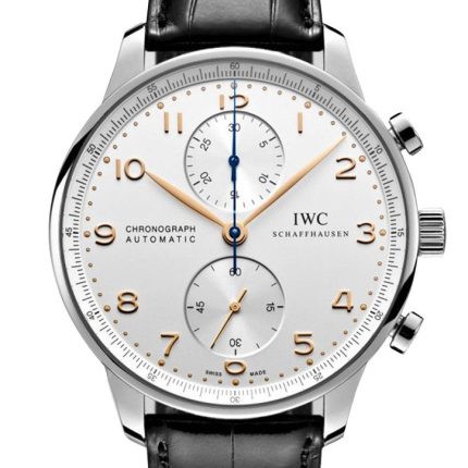 IWC Portuguese Chronograph Silver Dial Men's Watch IW371445(1:1 replica)