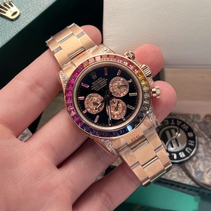 Rolex Best Replica Watch Cosmograph Daytona 116595RBOW Black Dial Noob Factory 40mm