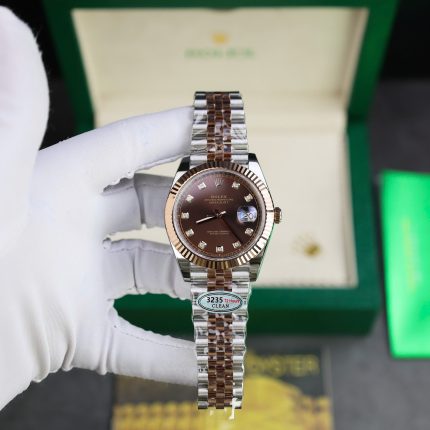 Rolex DateJust 126331 Replica 11 Watches Dial Chocolate Clean Factory 41mm