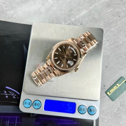 Rolex Day-Date 228235 Best Replica Watch Chocolate Dial GM Factory 40mm