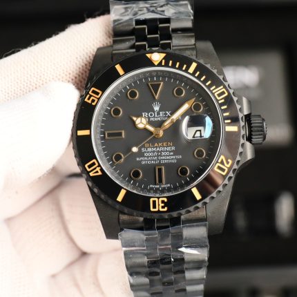 Rolex Dark Legend Submariner - DLC Blackened Finish - 40MM - Gold(1:1 replica)