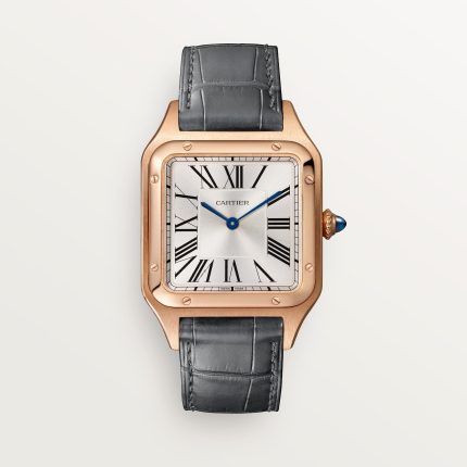 fake cartier watch Santos-Dumont large model high autonomy quartz movement (~ 6 years)(1:1 replica)