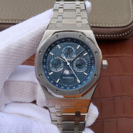 Replica Audemars Piguet JF Royal Oak 41mm 26574 SS Blue Dial SS Bracelet A5134