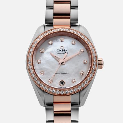 Seamaster Aqua Terra 150M Co-Axial Master Chronometer 34mm Two-Tone With Diamonds(1:1 replica)