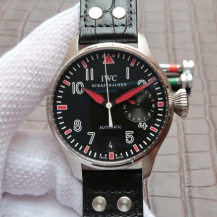 Replica IWC ZF Big Pilot IW500433 Muhammad Ali Leather Strap
