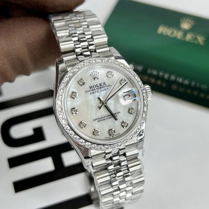 Rolex DateJust Replica Watch Jubilee Strap With Mother of Pearl Dial 31mm