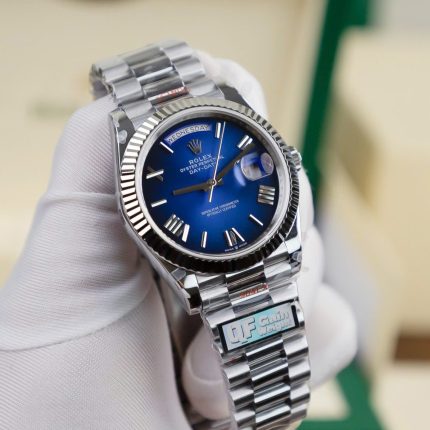Rolex Day-Date 228239 Replica 11 Watch Dial Blue Ombre Weight 186 Grams QF 40mm