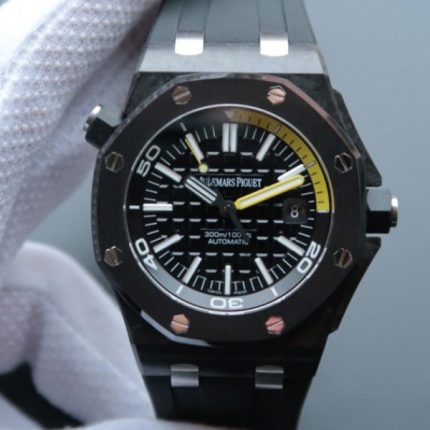 Replica Audemars Piguet JF Royal Oak Offshore Diver Forged Carbon Rubber Strap A3120