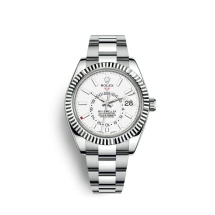 Rolex Sky-Dweller 42mm, Oystersteel and 18k White Gold, Ref# 326934-0001(1:1 replica)
