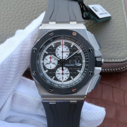 Replica Audemars Piguet JF Royal Oak Offshore 2017 44mm Titanium Gray Dial A3126