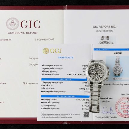Rolex Daytona Eye Of The Tiger Replica Watch Diamonds Moissanite Hong Kong 40mm