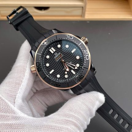 Omega Seamaster Chronometer Black Ceramic Imitation Luxury Watches Best Quality VS Factory 42mm