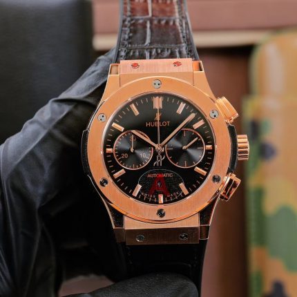 Hublot Classic Fusion Chronograph Titanium Black Dial 45mm(1:1 replica)