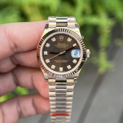 Rolex DateJust Chocolate Dial Super Fake 11 BP Factory 31mm